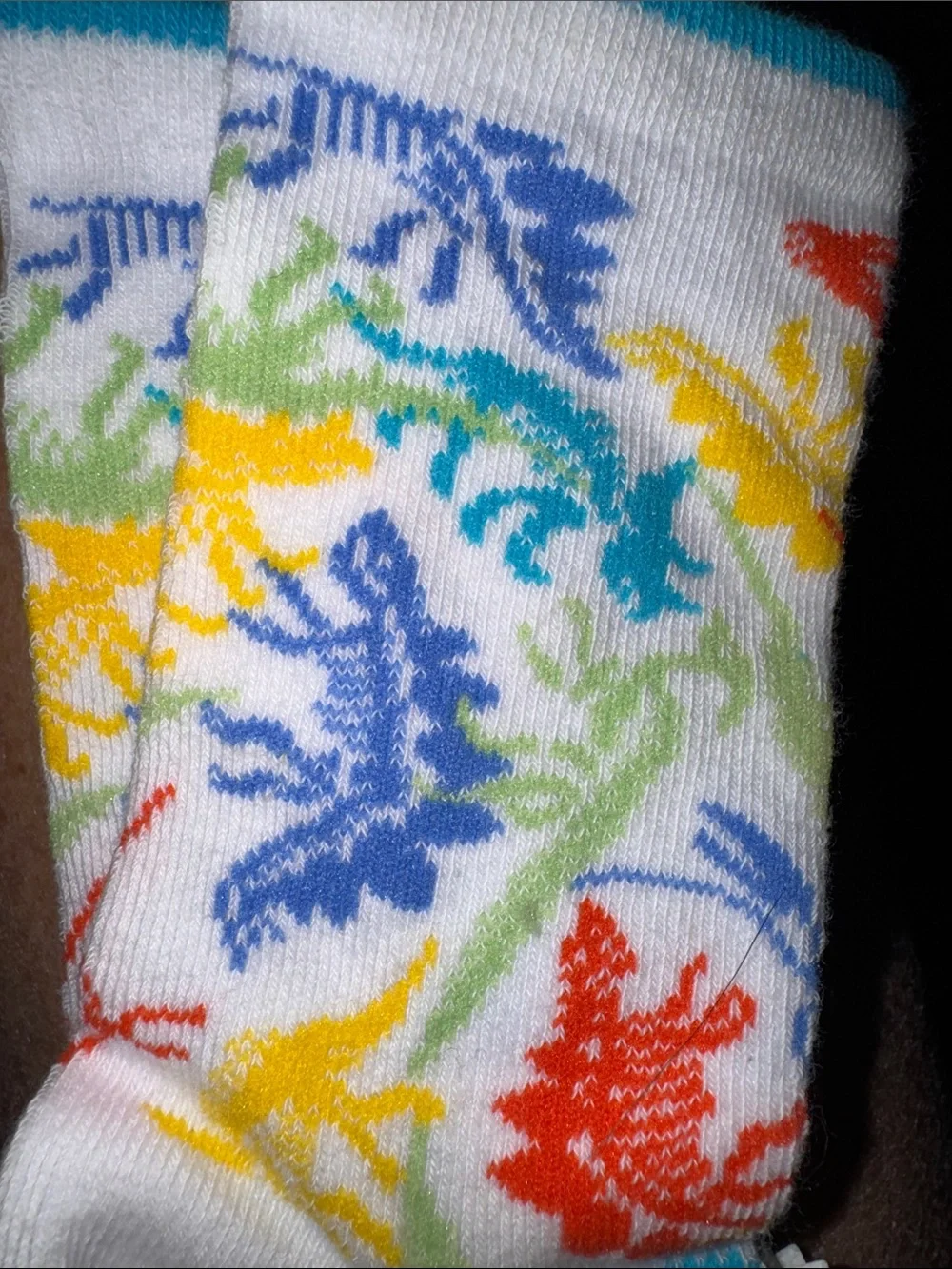 Janie and Jack Dinosaur Patterned, Toddler Crew Socks  NWT